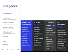 Tablet Screenshot of integence.pl